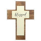 Blessed Pop Out Wall Cross - Cross of Love & Faith