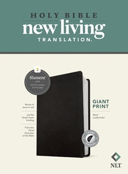 NLT Giant Print Bible, Filament Enabled (Black)