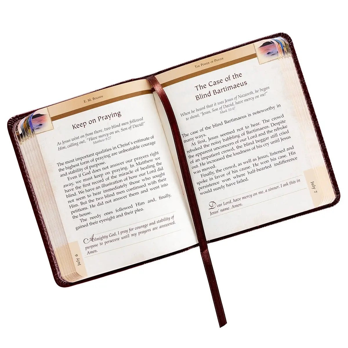 One-Minute Devotions the Power of Prayer Faux Leather