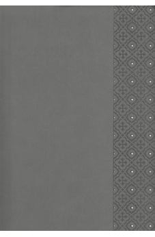 CSB Super Giant Print Bible Gray Leathertouch