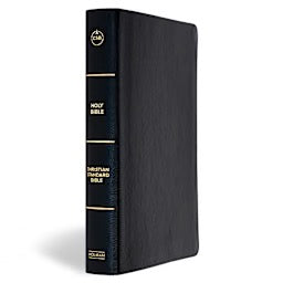 CSB Everyday Study Bible, Black Bonded Leather