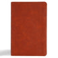 CSB Large Print Personal Size Reference Bible, Digital Study Edition, Burnt Sienna LeatherTouch, Indexed, Red Letter, Easy-to-Read Bible Serif Type