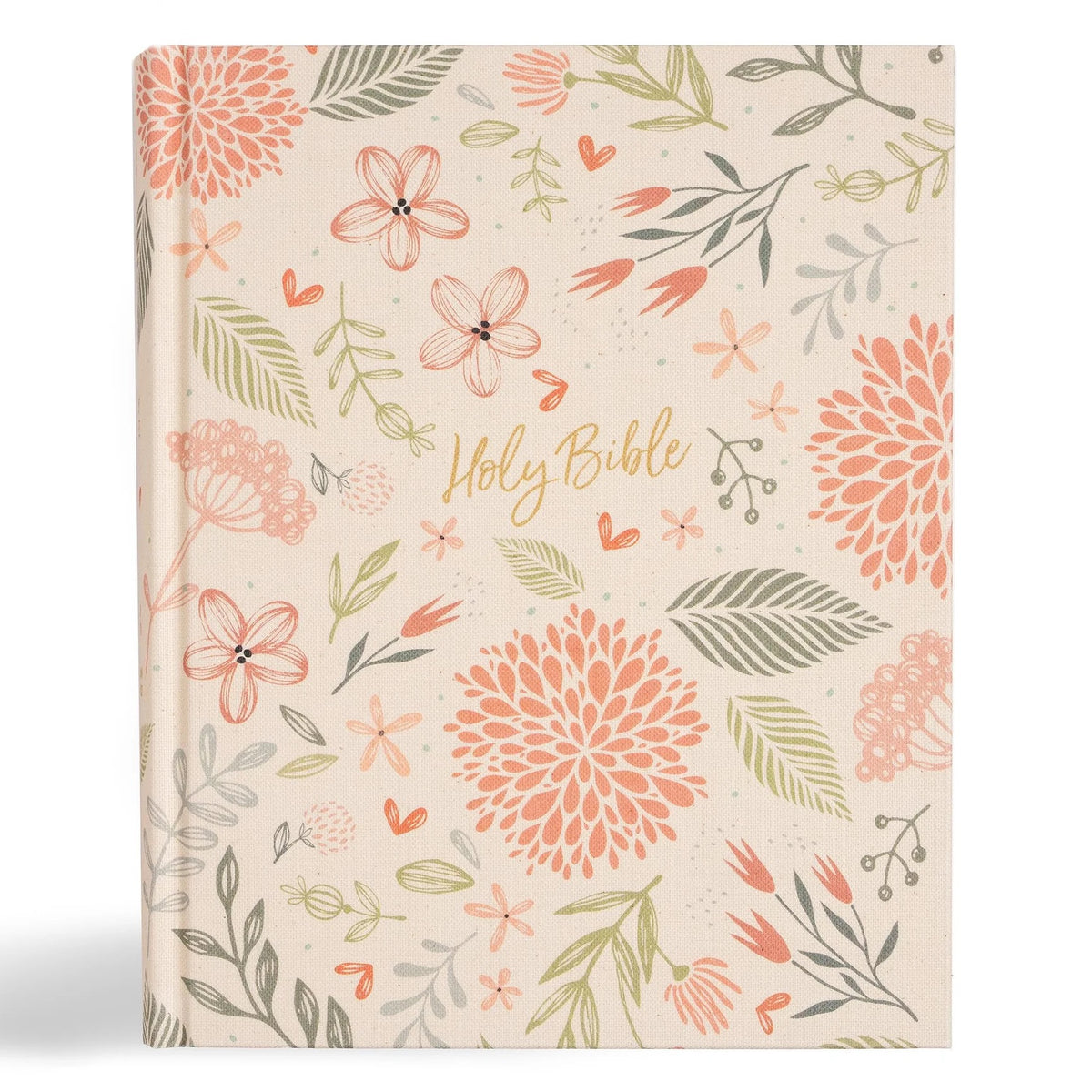 CSB Notetaking Bible, Expanded Reference Edition, Floral Cloth Over Board, Black Letter, Journaling Space, Cross-References, Reading Plan, Easy-to-Read Bible Serif Type