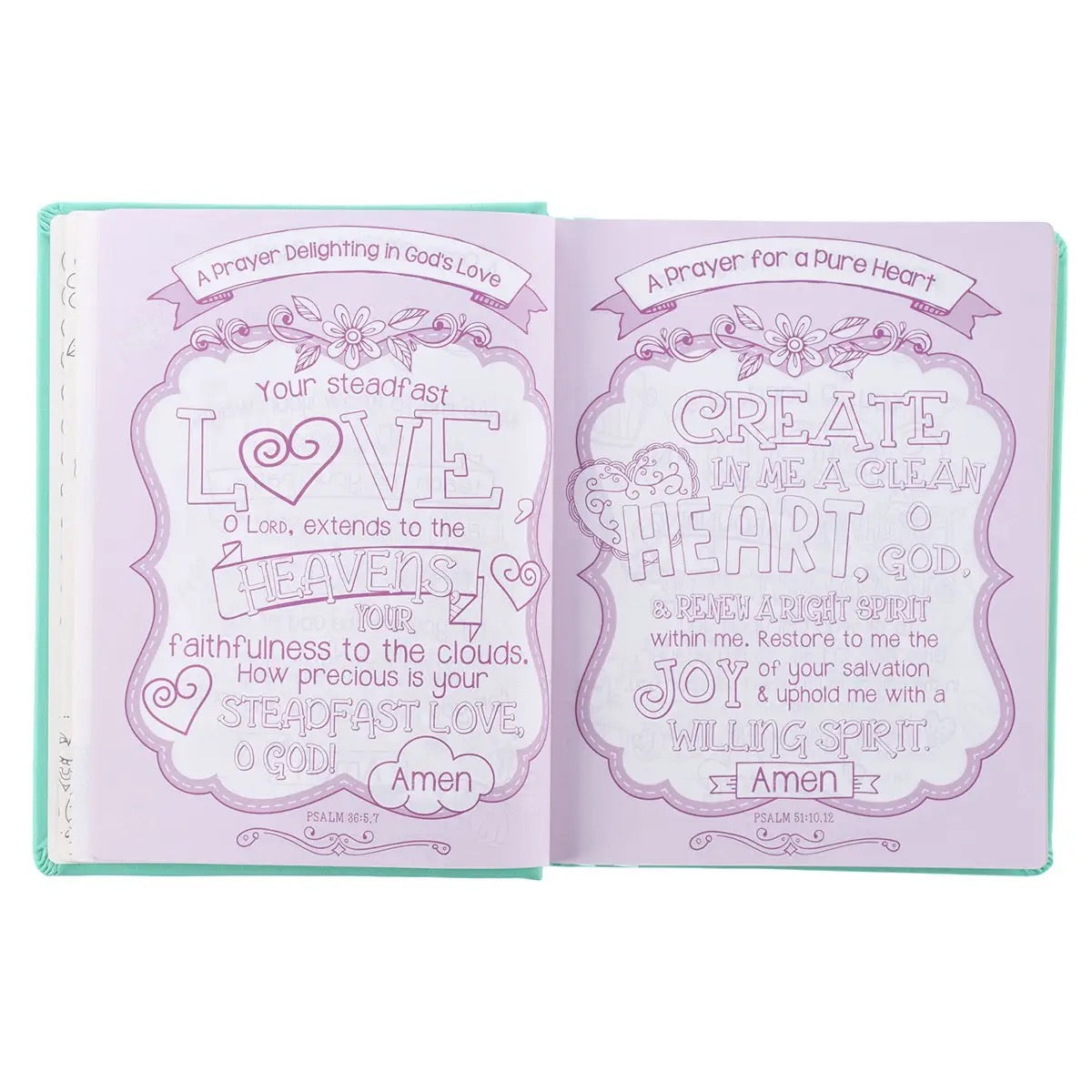 Teal Butterfly Hardcover My Creative Bible for Girls - an ESV Journaling Bible