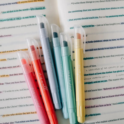 Pastel Bible Highlighter Set