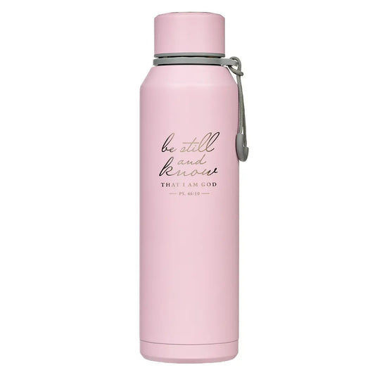 Be Still Stainless Steel Water Bottle - Psalm 46:10