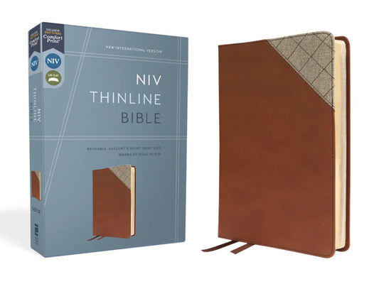 NIV, Thinline Bible, Red Letter, Comfort Print