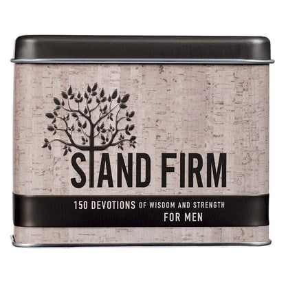 Cards in Tin Stand Firm for Men