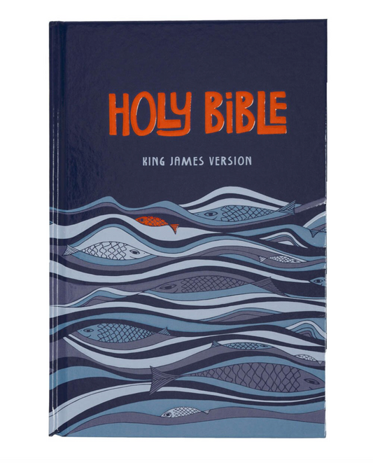 Blue Hardcover Kid's King James Version Bible