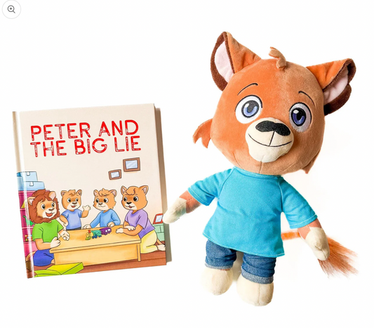 "Peter And The Big Lie" Book + Animal Set