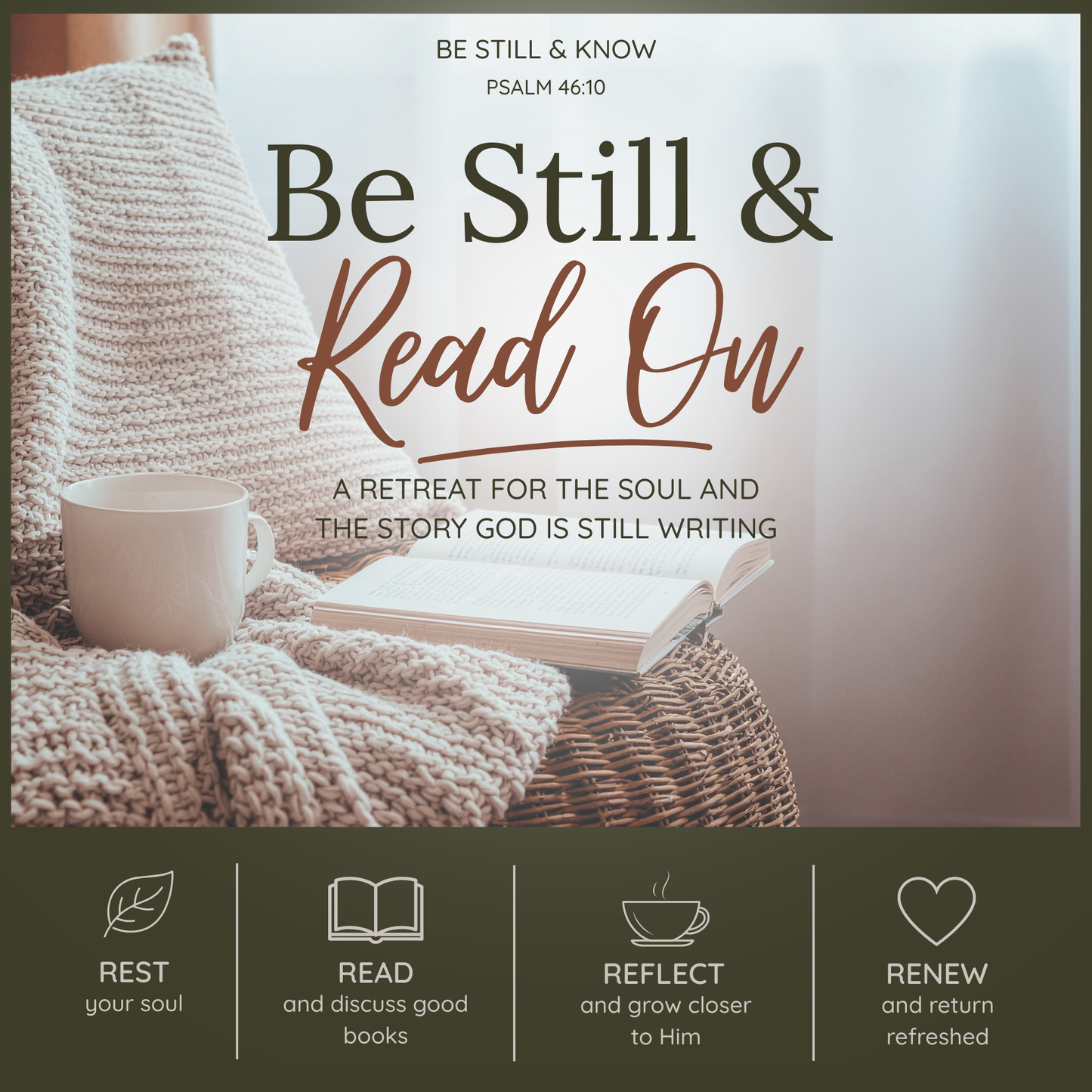 Be Still & Read On Readers Retreat