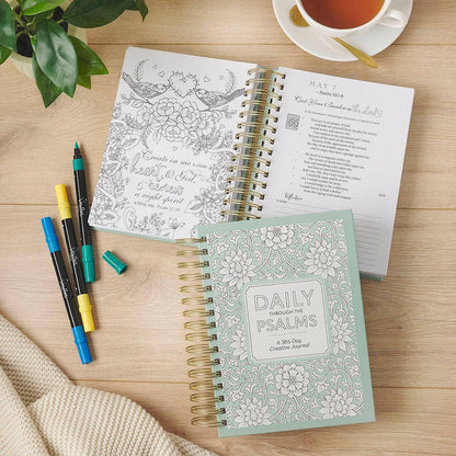 Devotional Through the Psalms HC Spiral