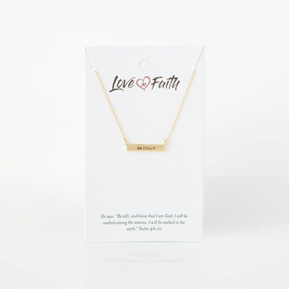 Be Still ID Necklace