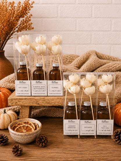 Harvest Home Floral Reed Diffuser | Long-Lasting Scent