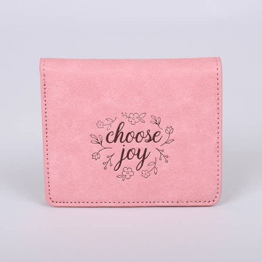 Wallet Women's Choose Joy Pink