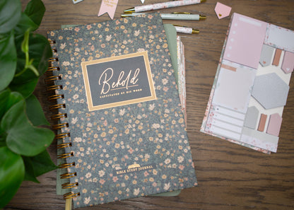 Bible Study Journal (Dark Floral)