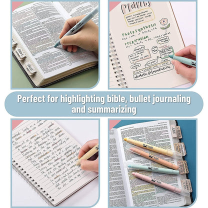 Gel Highlighters, 8 Pack, No-Bleed, Twist-Up Design