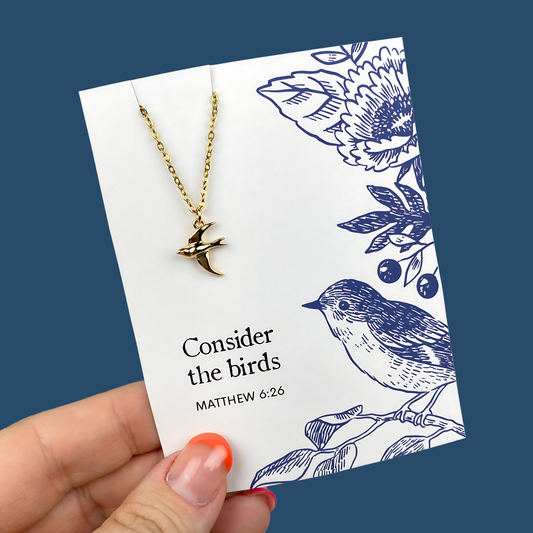 Consider the Birds Charm Necklace | Christian Jewelry