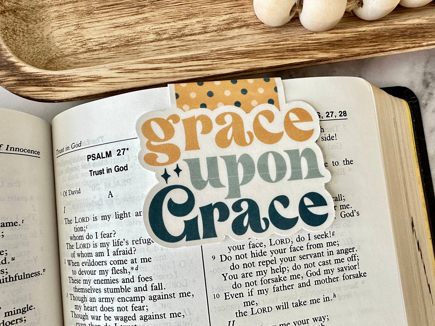 Grace Upon Grace - Magnetic Bookmark (~3.0 x 2.0 in)