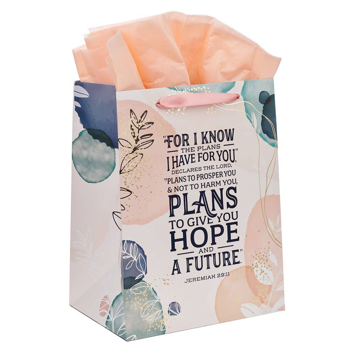 Gift Bag w/ Card LG Portrait Hope & a Future Jer. 29:11