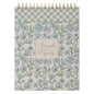 Spiral Notepad XL Blue Floral Strength & Dignity Prov 31:25