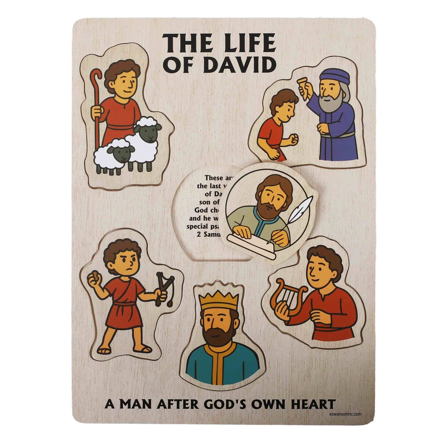 Puzzle Wood Life Of David