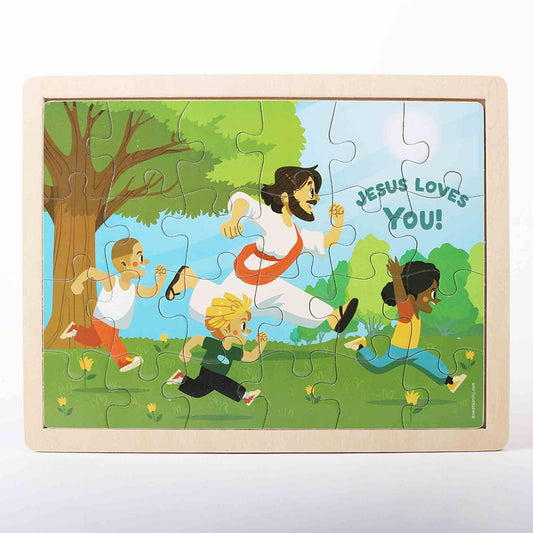 Wooden Puzzle - Jesus Loves You!