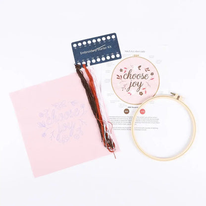 Embroidery Kit - Choose Joy