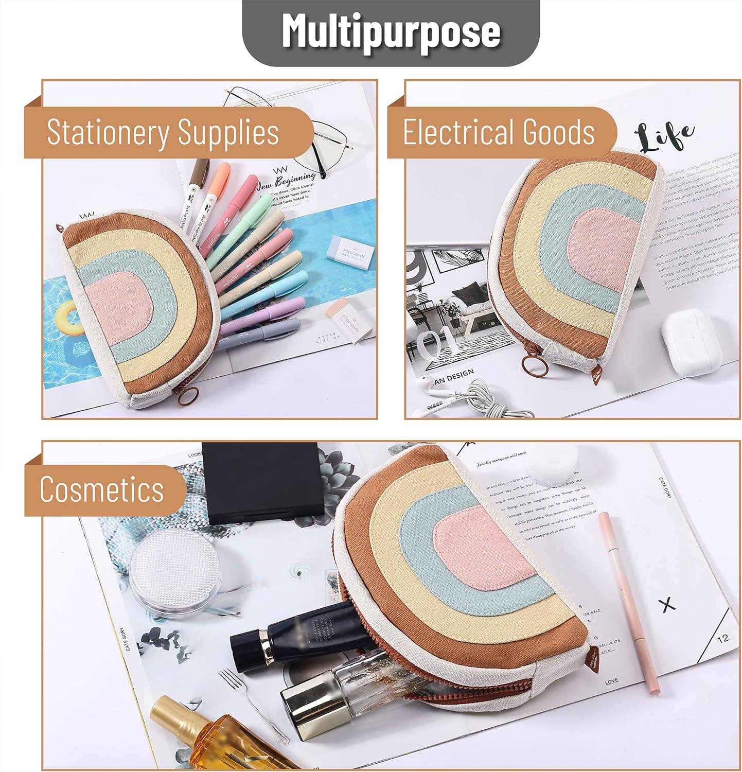 Mr. Pen Boho Pencil Case - Stylish & Functional