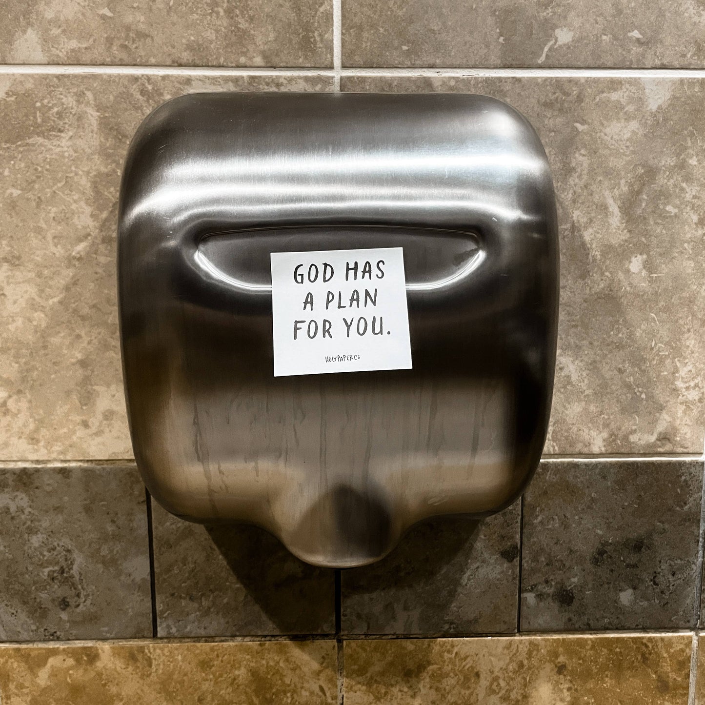 God Has a Plan For You Sticky Note Tracts