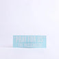 Multi-Purpose Decal - Pray For Us - White - 2.5Inx8In