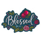 Magnet Dk Blue Pomegranates Blessed Jer. 17:7
