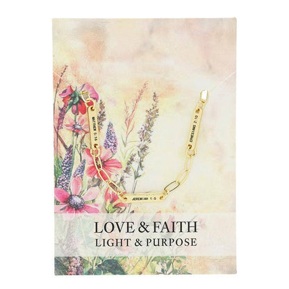 Reference Bracelet Display - Love & Faith