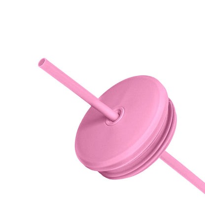 40 oz Stainless Steel Mug W Straw God Is Love Bows