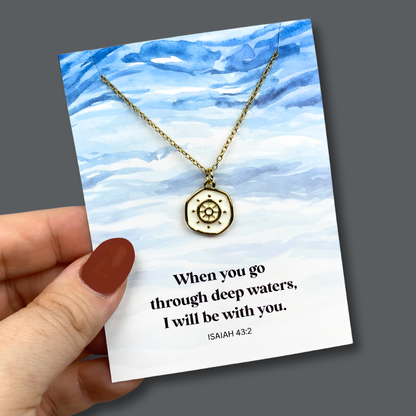 Deep Waters Charm Necklace | Christian Jewelry