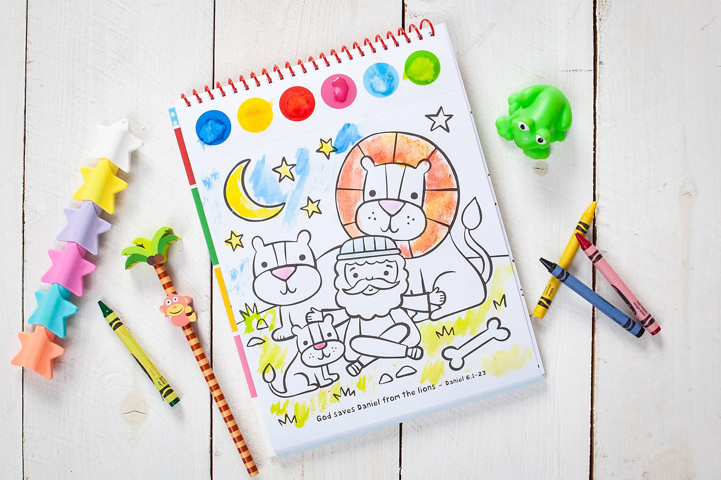Cozy Club Bible Friends Art Pad
