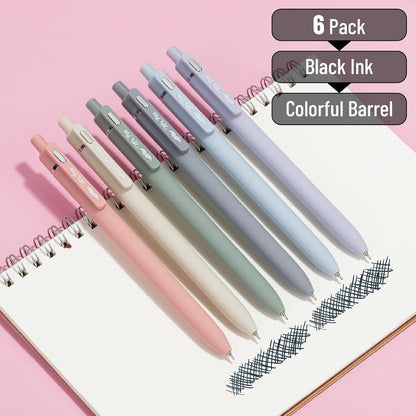 Retractable Gel Pens 6 Pack