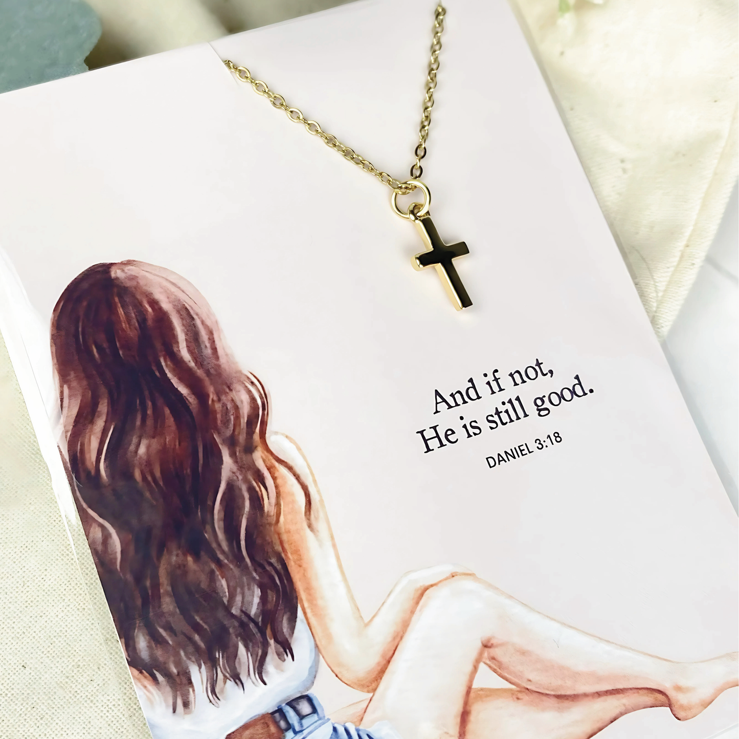And If Not Cross Charm Necklace