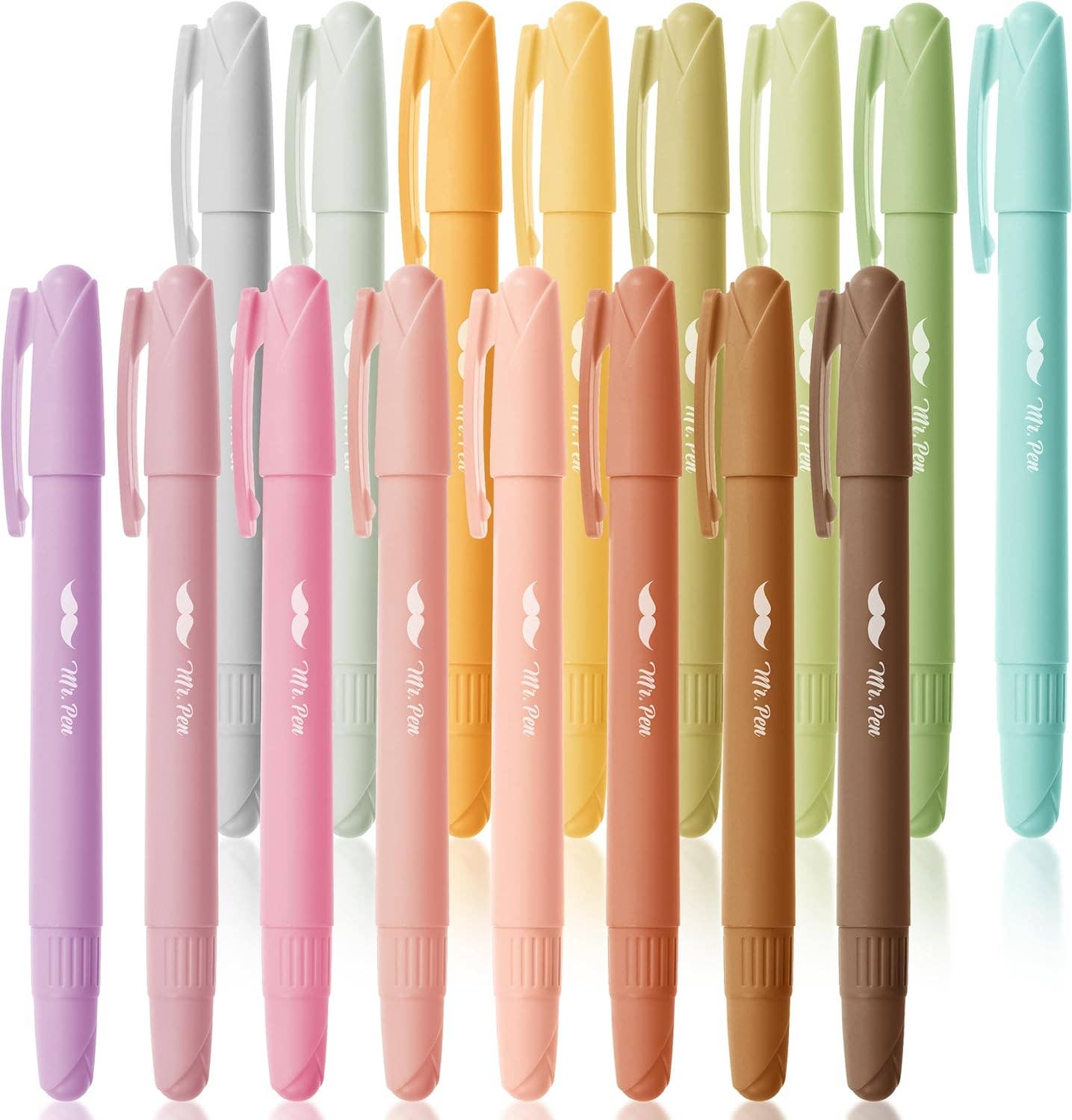 Mr. Pen Gel Highlighter Set - 16 Vibrant Colors