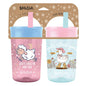Kerusso 15 oz Silicone Straw Cup Goose & Lamb (2 Pack)