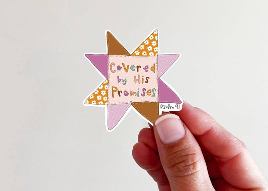 Psalm 91 Covered By His Promises Vinyl Sticker