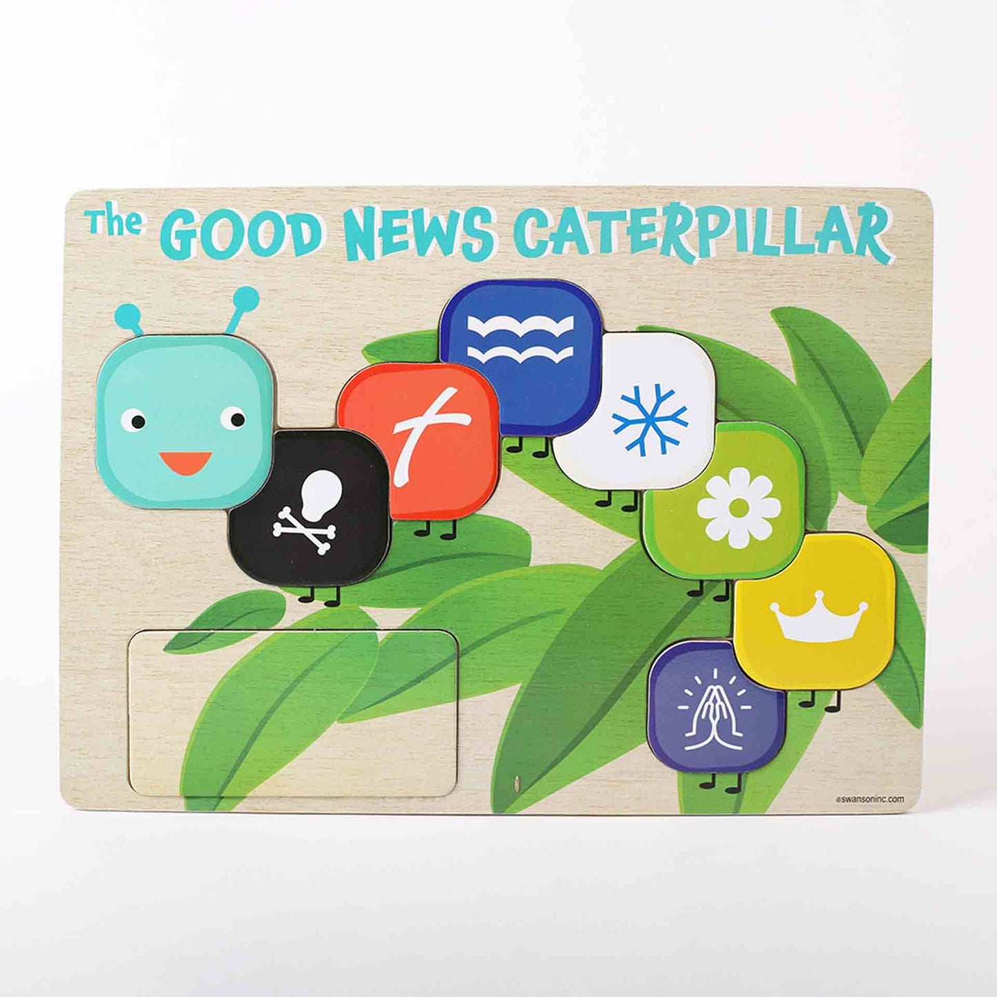 Wooden Puzzle - Chunky Pieces - Good News Caterpillar