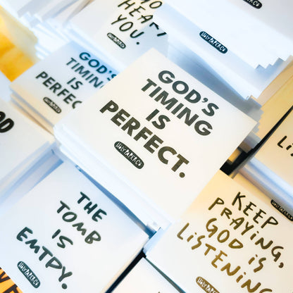 God's Timing is Perfect Sticky Note Tracts