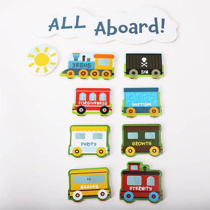 Wooden Puzzle  - Chunky Pieces - Plan of Salvation Train