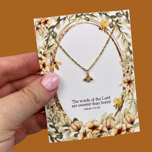 Honeybee Necklace | Christian Jewelry