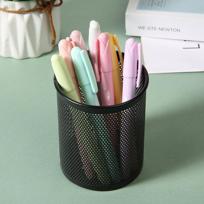 Gel Highlighters, 8 Pack, No-Bleed, Twist-Up Design