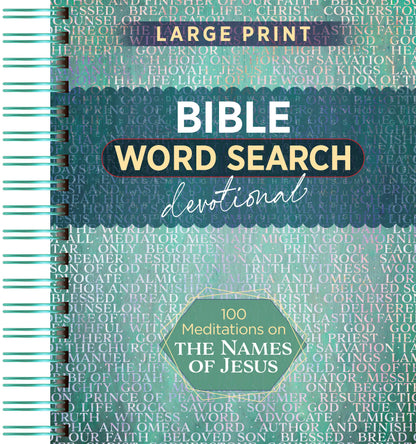 100 Meditations on the Names of Jesus (Word Search Devo)