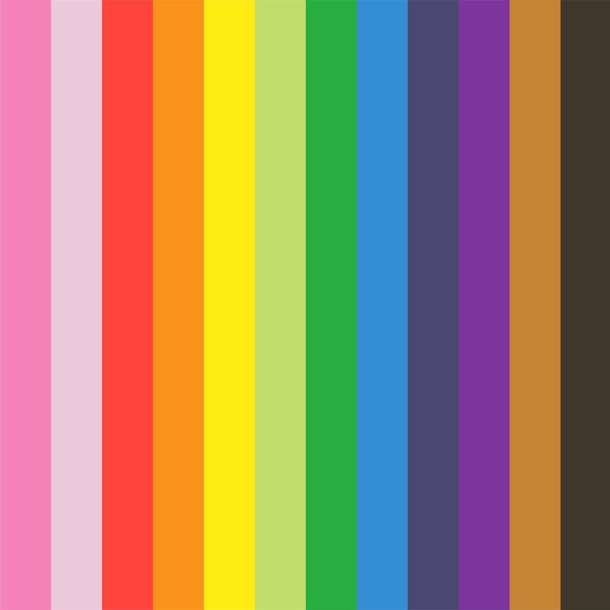 Tulip Fine-Tip Fabric Markers Rainbow 12 Pack