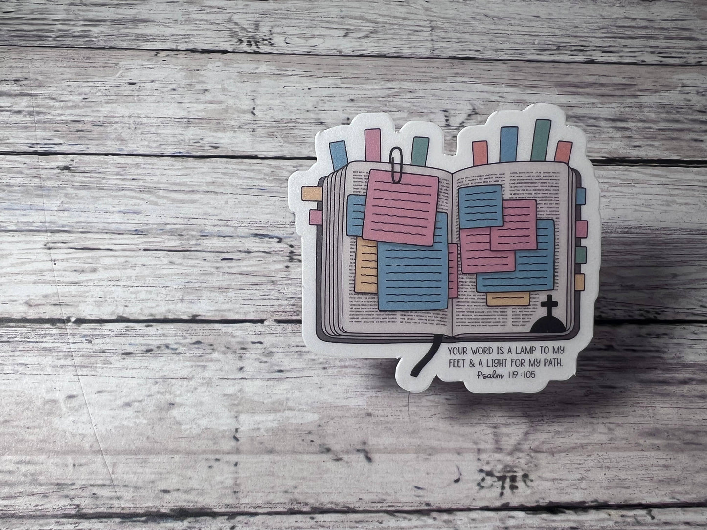 Bible Sticker, Faith Sticker