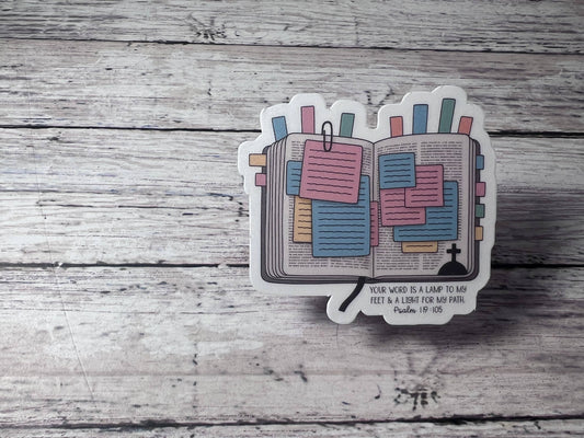 Bible Sticker, Faith Sticker